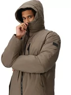 Kurtki i kamizelki sportowe męskie - Regatta Kurtka funkcyjna "Yewbank II" w kolorze khaki - miniaturka - grafika 1