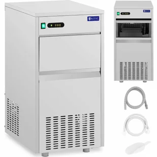 Kostkarka do lodu - 30 kg/24 h - pojemność 7 kg - 240 W - stal nierdzewna - Royal Catering RCIC-30FI - Inne urządzenia gastronomiczne - miniaturka - grafika 1