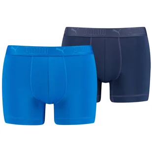 Męskie bokserki Puma Sport Microfiber Boxers 2P Rozmiar: M / Kolor: niebieski - Majtki męskie - miniaturka - grafika 1