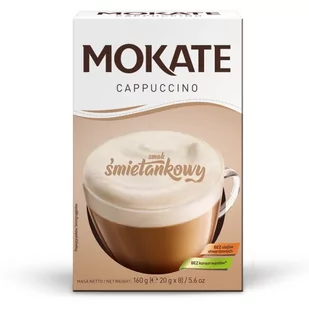 Mokate Kawa Cappucino śmietankowe 20g * 8 szt SMOC.4120 - Cappuccino i kawy smakowe - miniaturka - grafika 1