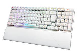 ASUS ROG Strix Scope II 96 RX Wireless klawiatura Gaming USB + RF Wireless + Bluetooth Biały 90MP03S0-BKDA30 - Klawiatury - miniaturka - grafika 1