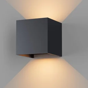 Kinkiet LED do wewnątrz/na zewnątrz 12 W 3000 K ciepła biel antracytowy - Lampy ogrodowe Kinkiet LED do wewnątrz/na zewnątrz 12 W 3000 K ciepła biel antracytowy - Lampy ogrodowe - miniaturka - grafika 1