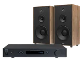 Zestawy stereo - NAD C 328 (czarny) + Utah 5 (wood) - miniaturka - grafika 1