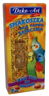 Dako-Art Smakoszka kolby jajeczne dla papug falistych 2szt - Przysmaki dla ptaków - miniaturka - grafika 1