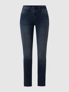 Spodnie damskie - Jeansy o kroju super slim fit z mieszanki lyocellu model ‘Molly’ - grafika 1