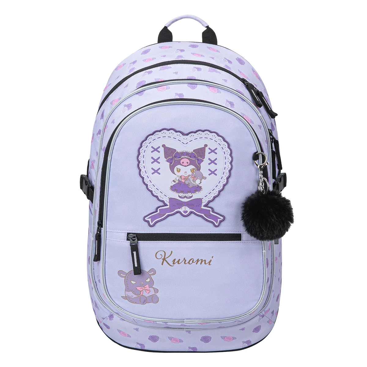 BAAGL Plecak szkolny Core Kuromi Sweet One Ergonomiczny 25L 29x43x20 cm dla dziewczynki
