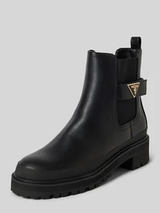 Buty chelsea z aplikacją z logo model ‘BENSLY’ - Botki damskie - miniaturka - grafika 1