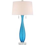 Lampy stojące - Quoizel Ocean Blue QZS-Q2314T lampka stołowa 2x60W/E27 QZS-Q2314T - miniaturka - grafika 1