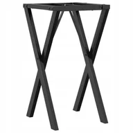 Meble modułowe i akcesoria - Nogi do stołu, w kształcie litery X 40x40x73 cm, żeliwo - miniaturka - grafika 1