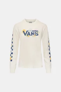 Bluzki damskie - VANS Longsleeve - Kremowy - Kobieta - S (S) - grafika 1