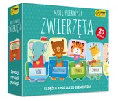 Puzzle - Książka i puzzle Moje pierwsze zwierzęta 20 elementów - Wilga Play - miniaturka - grafika 1