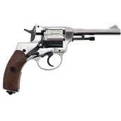 Wiatrówki pistolety - Borner Wiatrówka Rewolwer NGT 4,5mm CO2 Srebrny - miniaturka - grafika 1