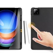 Etui i futerały do telefonów - Etui Dux Ducis Domo z klapką smart sleep do Xiaomi Pad 6S Pro 12.4'' - czarne - miniaturka - grafika 1