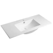 Umywalki - Uptrend Neva umywalka 100x46 cm prostokątna biała UP4530-1000 - miniaturka - grafika 1