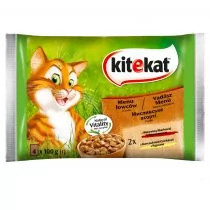 Kitekat MIĘSNA UCZTA 100g - Mokra karma dla kotów - miniaturka - grafika 1