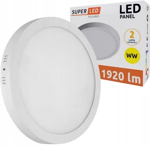 Panel Plafon Led Natynkowy 24W CCD SuperLED - Lampy sufitowe - miniaturka - grafika 1
