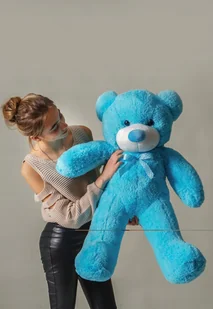 Ogromny Miś przytulanka BARNEY 100 cm PRODUCENT - Maskotki i pluszaki - miniaturka - grafika 1