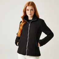 Bluzy damskie - Regatta Damski Bluza z Suwakiem Brandall Czarny, Rozmiar: 52 - miniaturka - grafika 1