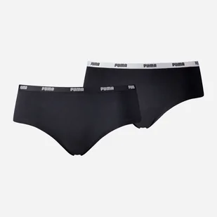 Komplet damskich majtki hipster 2 sztuki Puma Women Hipster 2P Hang 90784803 S Czarny (8718824911120) - Majtki damskie - miniaturka - grafika 1