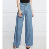 Spodnie damskie - Patrizia Pepe Spodnie | Relaxed fit - miniaturka - grafika 1