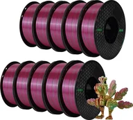 Filamenty i akcesoria do drukarek 3D - filament do drukarek 3D, Silk PLA, waga 10 kg, Gold Green Rose Red - miniaturka - grafika 1