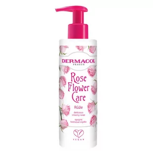Dermacol Flower Care Creamy Hand Soap mydło do rąk Rose 250ml - Mydła - miniaturka - grafika 1