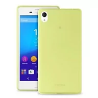 Szkła hartowane na telefon - PURO Ultra Slim Sony M4 Aqua limonkowy+folia - miniaturka - grafika 1