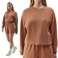 Bluzy damskie - 4F BLUZA DAMSKA DRESOWA Z DODATKIEM MODALU SS24 - miniaturka - grafika 1
