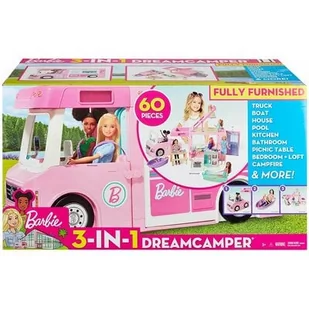 Barbie Kamper 3w1 GHL93 - Akcesoria dla lalek - miniaturka - grafika 1