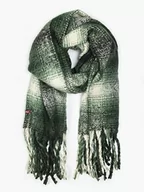 Apaszki i szaliki damskie - LEVIS FOOTWEAR AND AKCESORIES Pled Szalik Wrap, Medium Zielony, Jeden rozmiar Kobiety - miniaturka - grafika 1