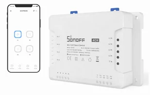 Sonoff Sonoff 4CH Rev2 WiFi - 4-kanałowy przełącznik DNG-12289 - Podzespoły elektroniczne - miniaturka - grafika 1