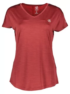 Koszulki sportowe damskie - Dare 2b Koszulka funkcyjna "Vigilant Tee" w kolorze czerwonym - grafika 1
