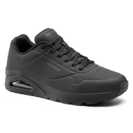 Sneakersy damskie - SKECHERS Sneakersy Uno-Stand On Air 52458/BBK Black - miniaturka - grafika 1