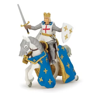 Św. Ludwik i jego koń - PAPO - Figurki dla dzieci - miniaturka - grafika 1