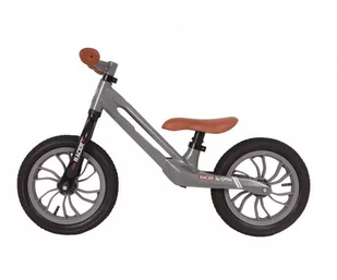 Qplay Rowerek Biegowy Racer Grey 3868 - Rowerki biegowe - miniaturka - grafika 2