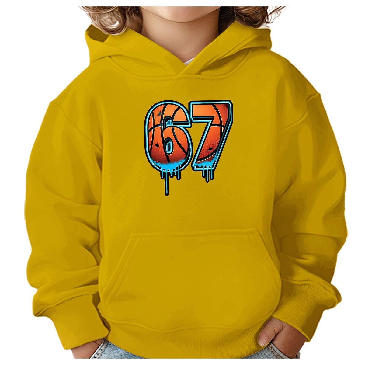 BLUZA DZIECIĘCA 67 SIX SEVEN VIRAL KOSZYKÓWKA 104 CHŁOPIĘCA DZIEWCZĘCA