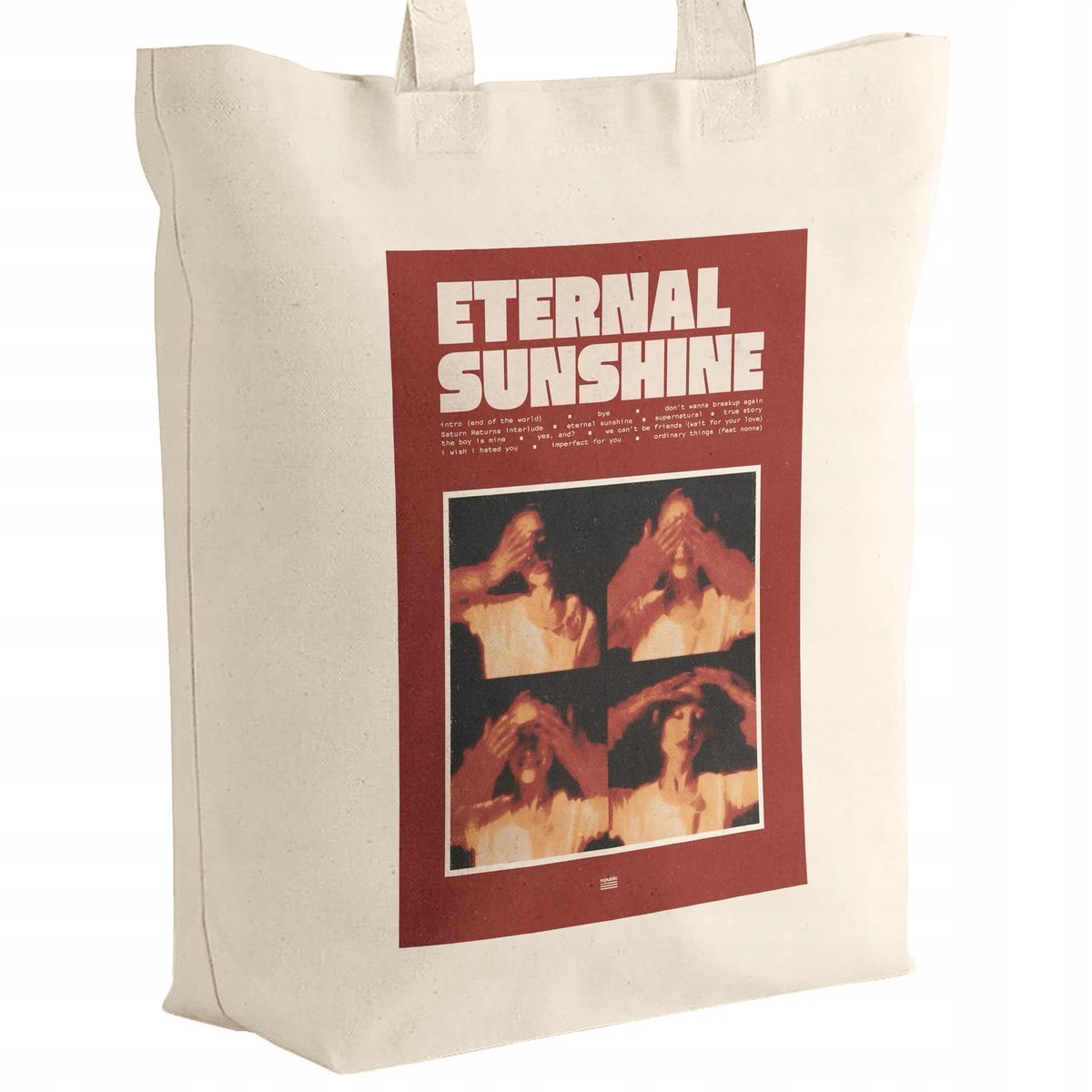 Torba bawełniana z dnem na zakupy 42x38x10 Ariana Grande Dla Fanów