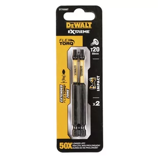 DeWalt DT70568T-QZ końcówka wkrętakowa udarowa Torx TX20 89 mm Torison 2 szt. - Śrubokręty - miniaturka - grafika 1