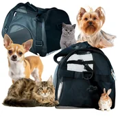 Transportery dla kotów - Średnia Torba Transportowa Transporter dla Kota Psa Królika - Przewiewna - miniaturka - grafika 1