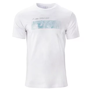 Koszulki sportowe męskie - Męska Koszulka ELBRUS NAPO II M000136213 – Biały - grafika 1