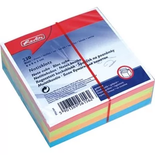 Herlitz Kostka klejona kolorowa 80x80mm 230kartek 0009561564 - Notesy i bloczki - miniaturka - grafika 3