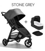 Wózki dziecięce - BABY JOGGER CITY MINI GT2 3W1 Stone Grey - miniaturka - grafika 1