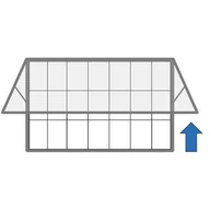 Gabloty - B2B Partner Zewnętrzna gablota, odchylane drzwi, 1600 x 1000 mm H 60 21 1000x160 - miniaturka - grafika 1