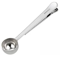 Inne sztućce - Kinghoff Miarka, łyżka do kawy z klipsem Kinghoff 2272 - miniaturka - grafika 1