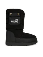 Śniegowce damskie - LOVE MOSCHINO Śniegowce JA24452G0NISM00A Czarny - miniaturka - grafika 1