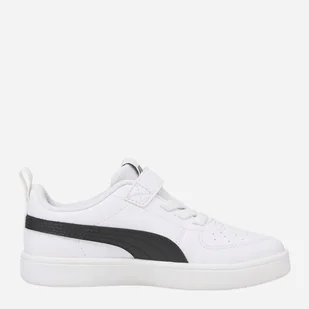 Tenisówki dziecięce dla dziewczynki na rzepy Puma Rickie AC+ PS 385836-03 28 Białe (4064535896862) - Buty dla chłopców - miniaturka - grafika 1