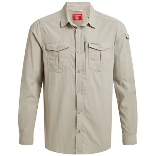 Koszula męska Craghoppers NosiLife Adventure Long Sleeved Shirt III Rozmiar: L / Kolor: beżowy - Koszulki sportowe męskie - miniaturka - grafika 1