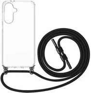 Etui i futerały do telefonów - FIXED Etui ze smyczką MagPure Neck do MagSafe do Galaxy A36 5G, przezroczysto-czarne - miniaturka - grafika 1