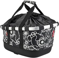 Koszyki rowerowe - Reisenthel KlickFix KlickFix GT Bike Basket with UniKlip, fleur black 2021 Kosze na bagażnik 0304UFS - miniaturka - grafika 1