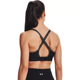 Biustonosz sportowy Under Armour Infinity Mid Printed Bra - Bielizna sportowa damska - miniaturka - grafika 2